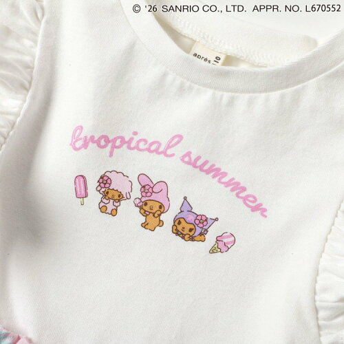 🆕【⭐訂購⭐】🌀 🇯🇵 日本直送 #Sanrio 荷葉邊袖 露肩連身裙［3款選］🌀 [ELDA-0176][260516]