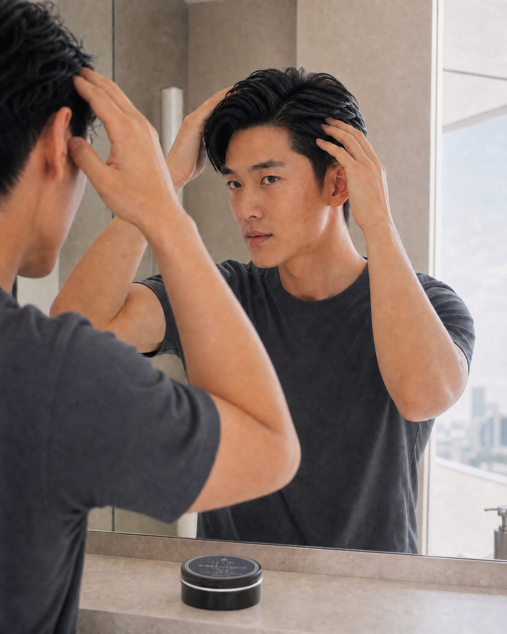 AYOEN 男士專用強黏性古龍水香氣光澤髮蠟 Pomade / 01｜高定型力・清爽完成感・150克 [D20-3]