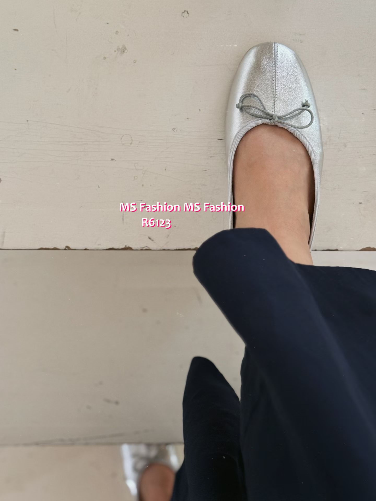 R6123 韓國🇰🇷簡約蝴蝶結平底鞋