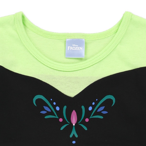 🇯🇵預訂 日本直送🇯🇵三色Frozen造型短袖印花薄紗短袖連身裙