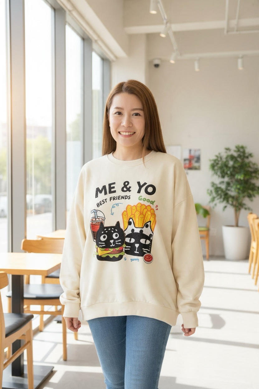 Me&Yo Burger Sweat