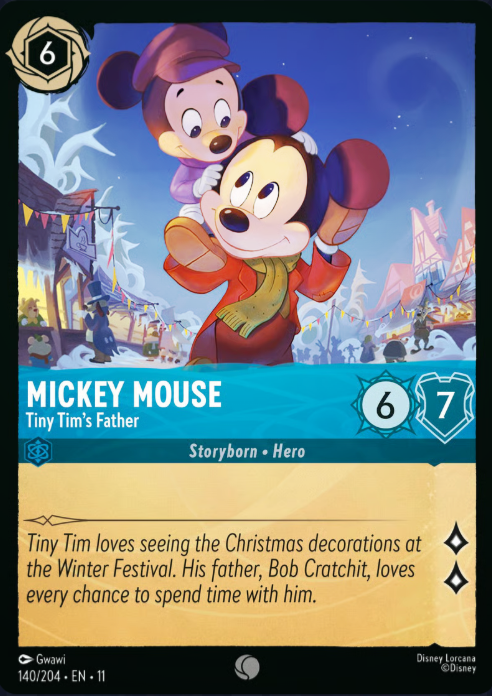 140/204 Mickey Mouse - Tiny Tim's Father C