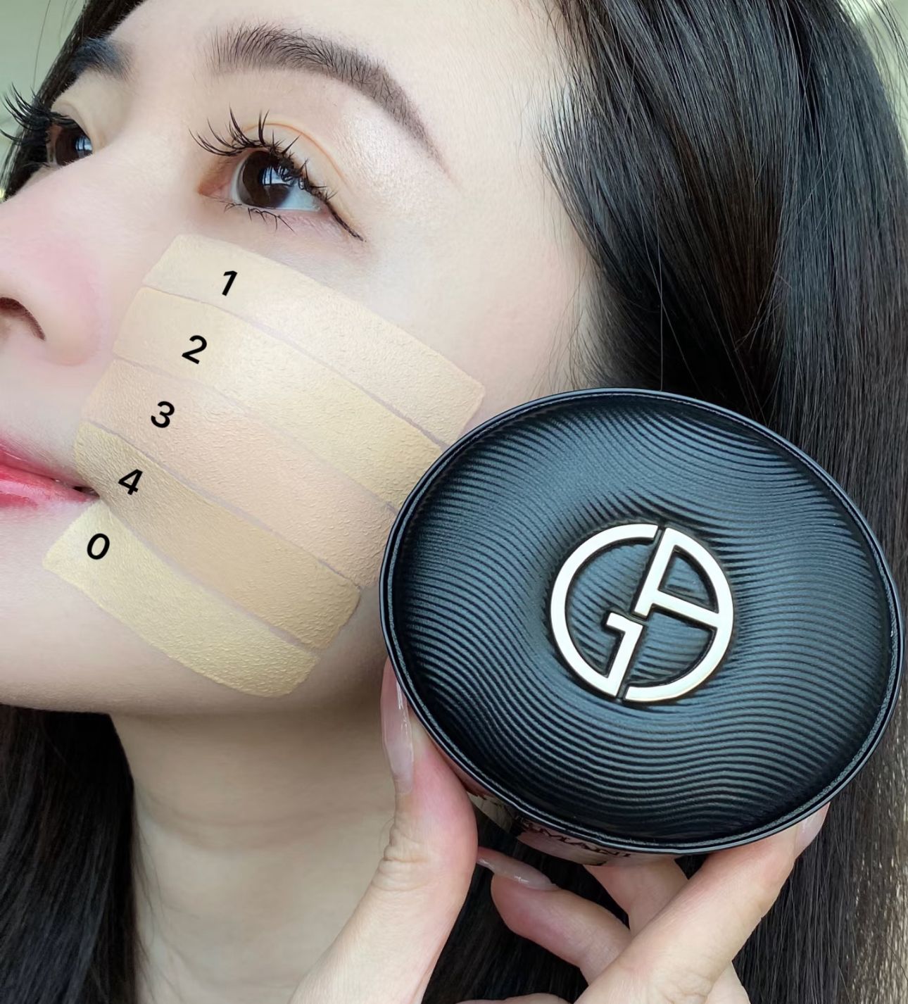 Giorgio Armani全新 #黑奢光氣墊🖤1號5g 迷你版