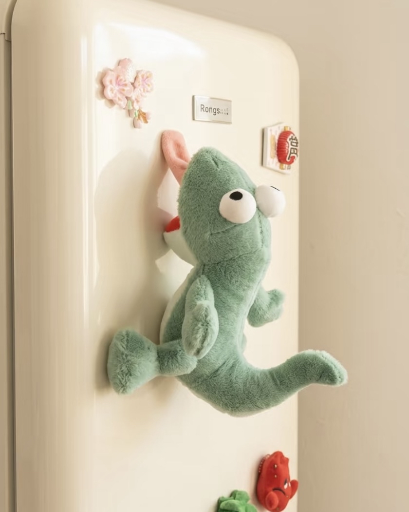 貪吃磁鐵小蜥蜴公仔掛件