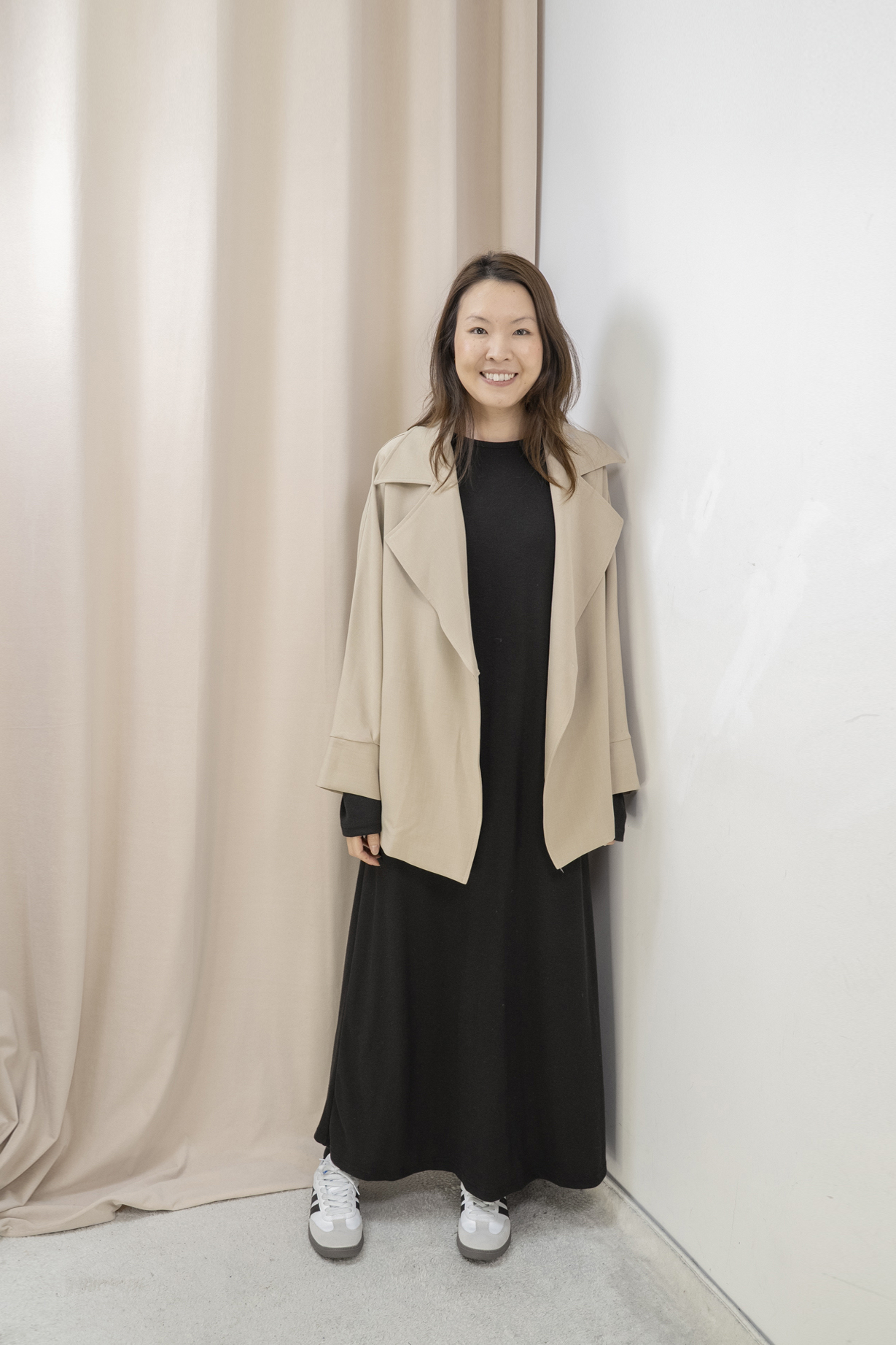 推薦！Smart Causal 必備大翻領西外（卡其啡色）