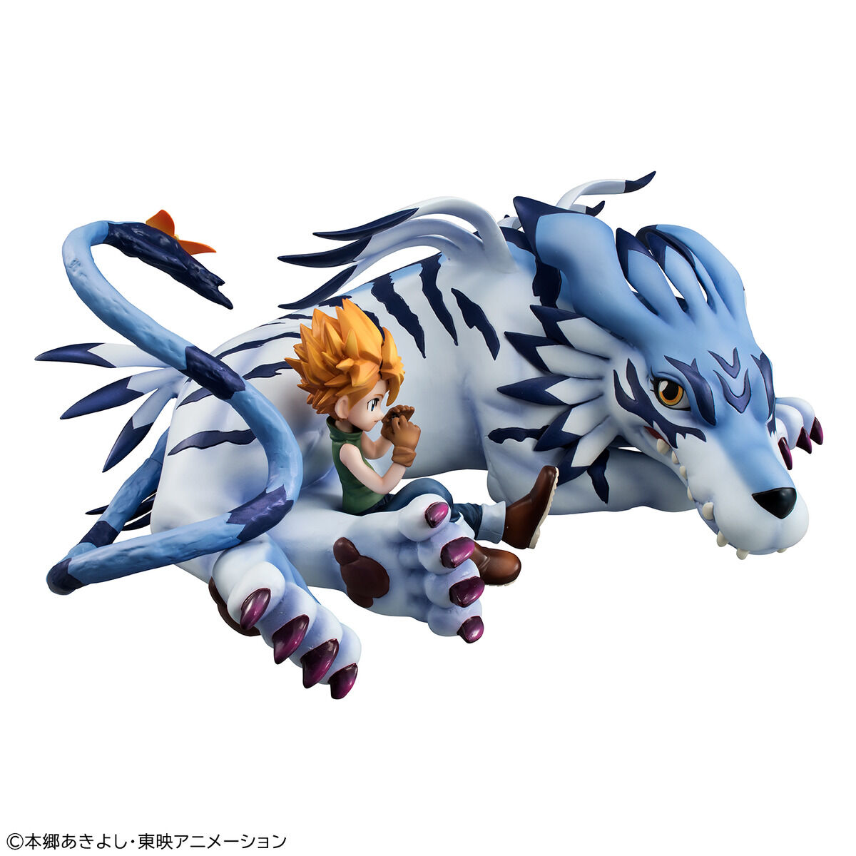 (預訂訂金 $300) (總價 $940) (魂限) MegaHouse GEM 數碼暴龍大冒險 加魯魯獸 & 石田大和 (再版) (行版) G.E.M. Digimon Adventure Garurumon & Yamato