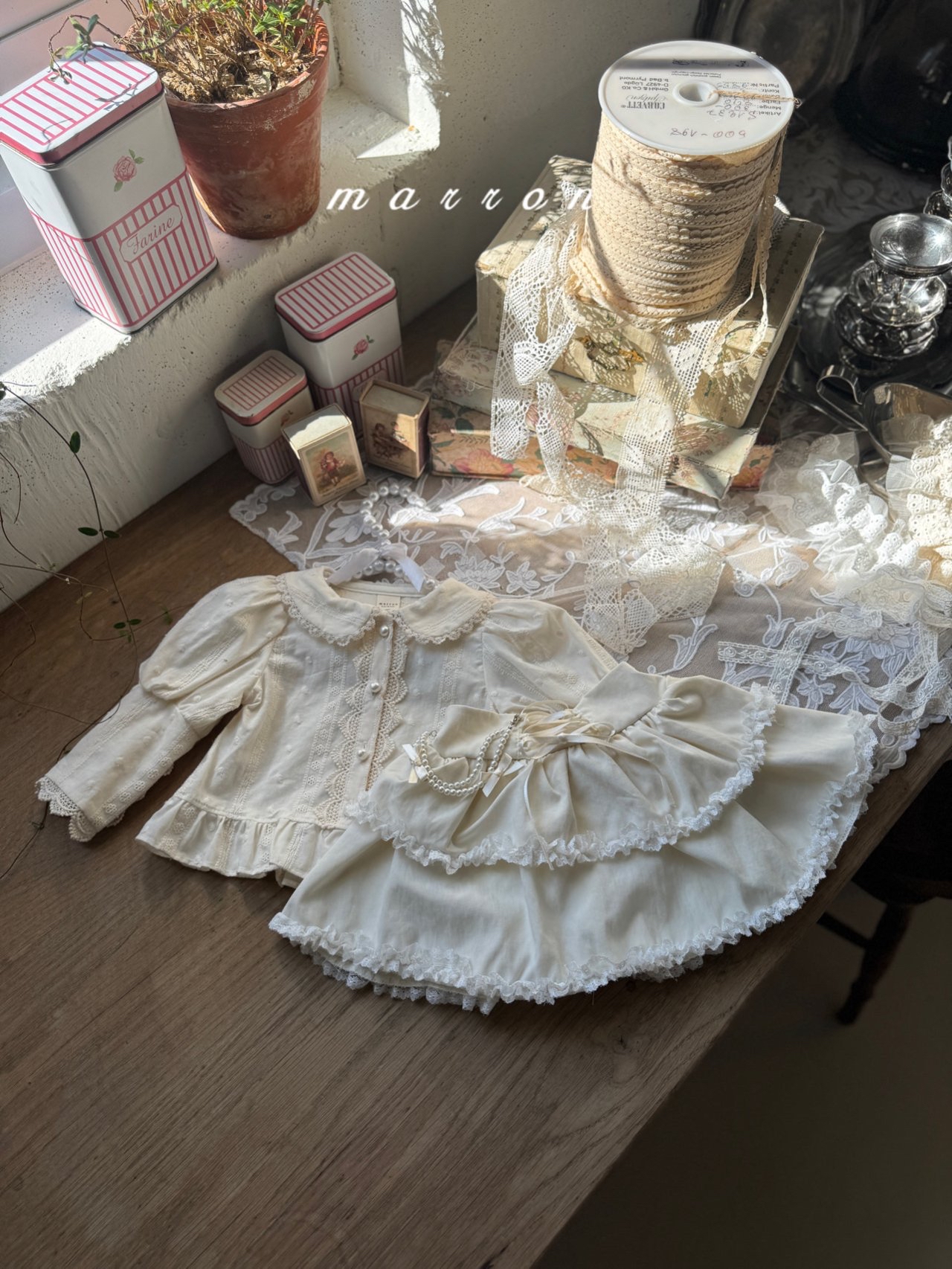 🇰🇷Marron blouse