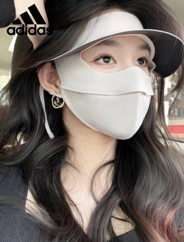 Adidas防曬一體面罩