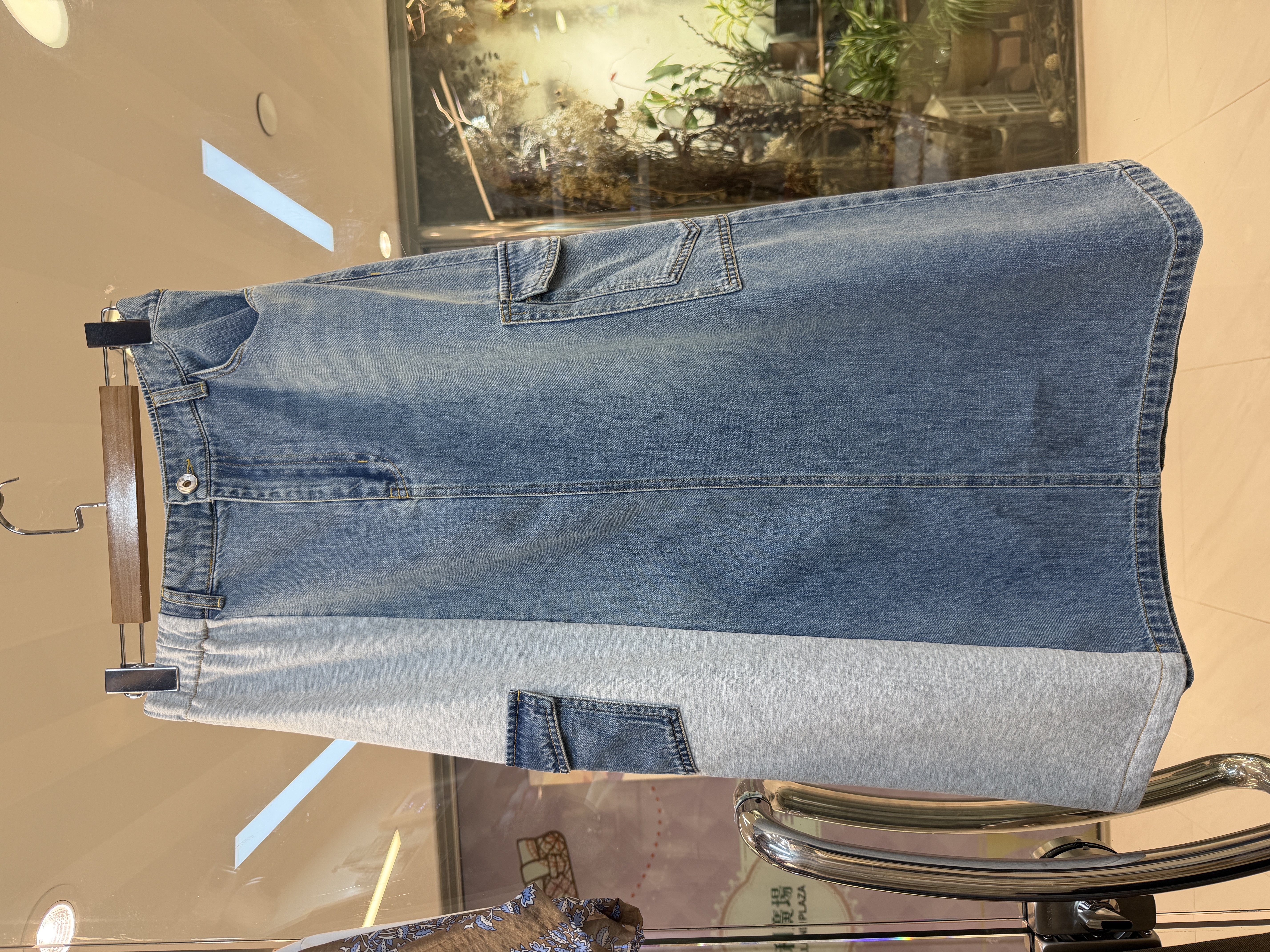 歐洲牛仔拼布裙 M614 MPL6163479