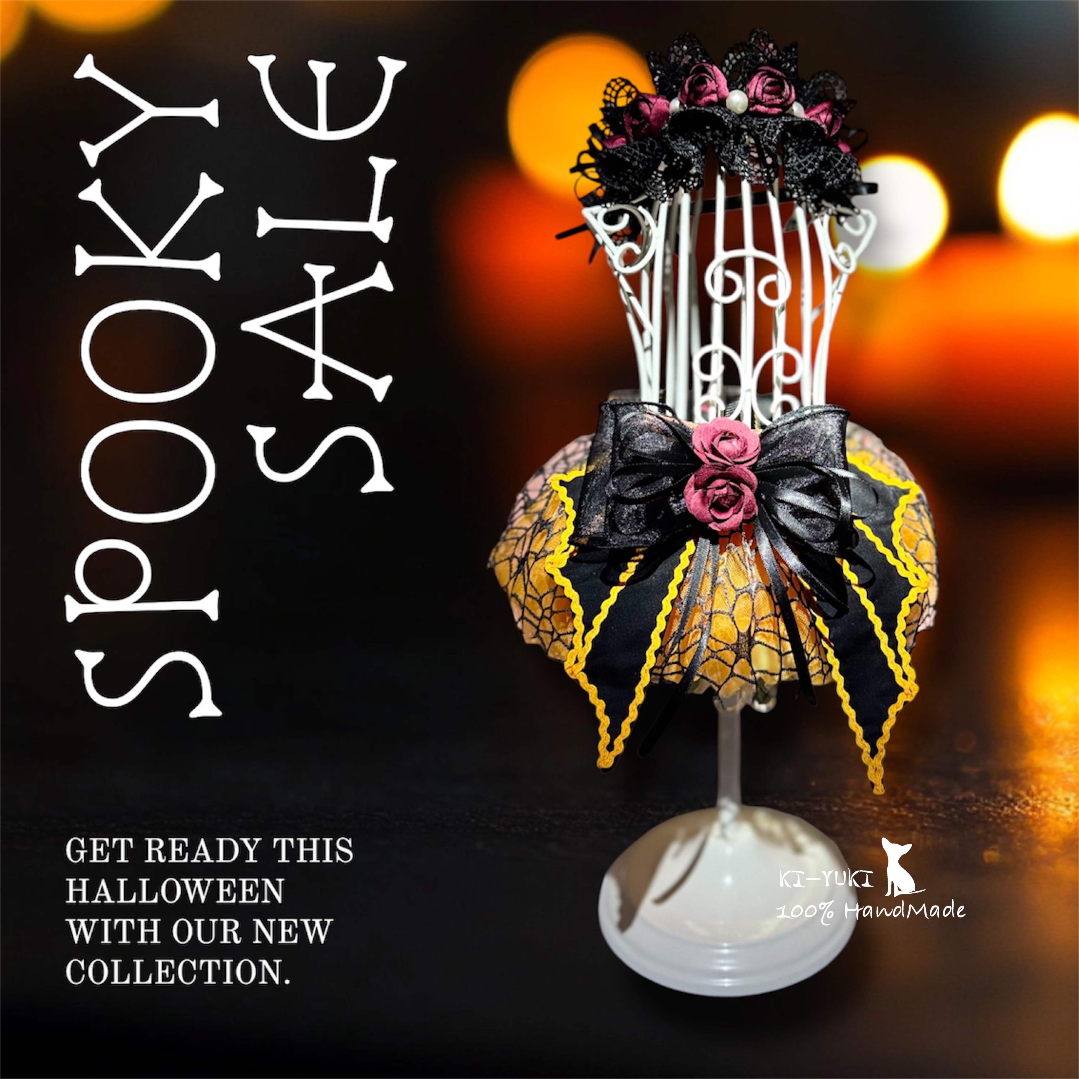 寵物手作 Halloween 暗黑者 歌德風 頸飾