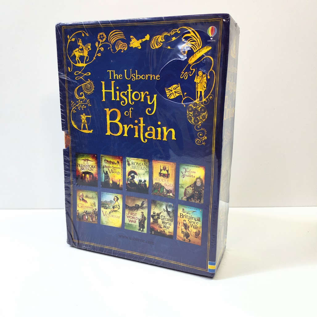 The usborne History of Britain 10 books  英國百科歷史書 盒裝   U社大英百科歷史書 B217