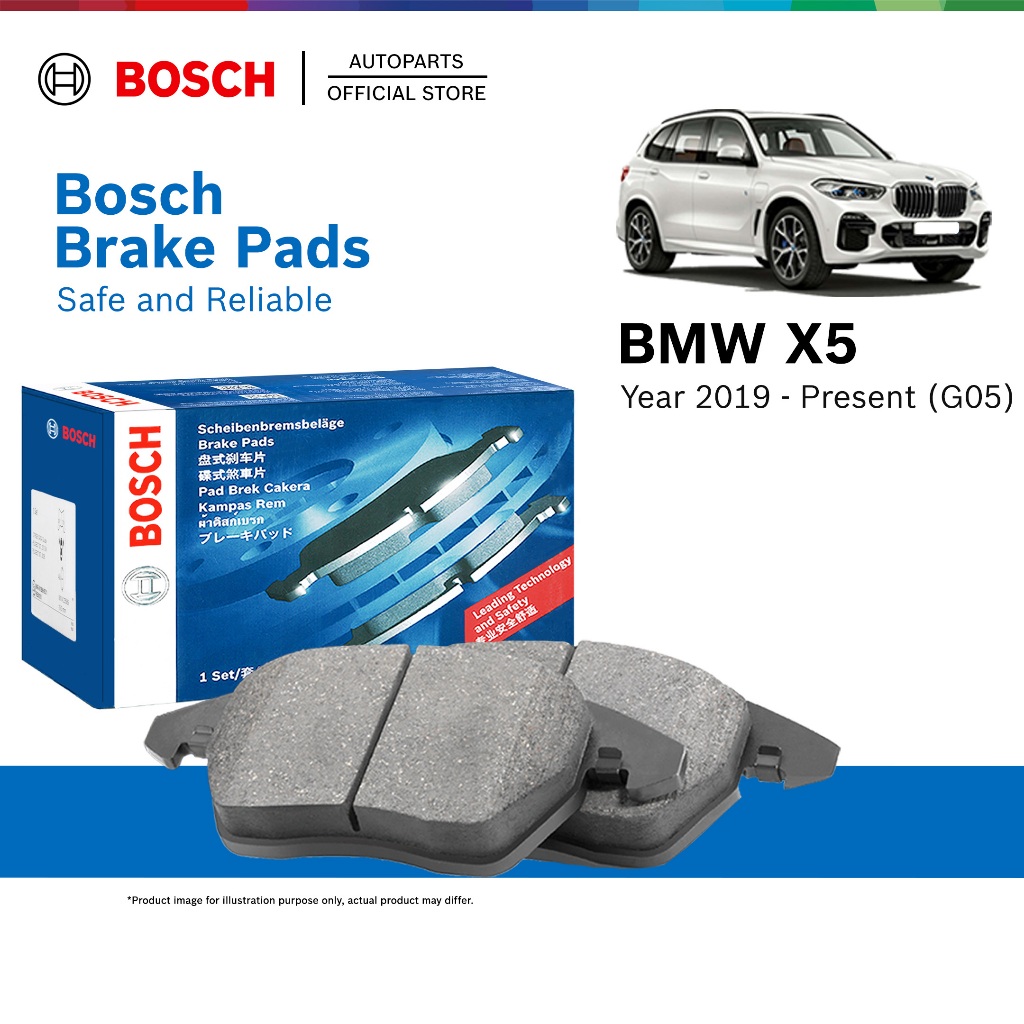 BOSCH Front Brake Pads - BMW X5 Series xDrive40i / xDrive45e (G05) (year 2019 - present) - 0986424413