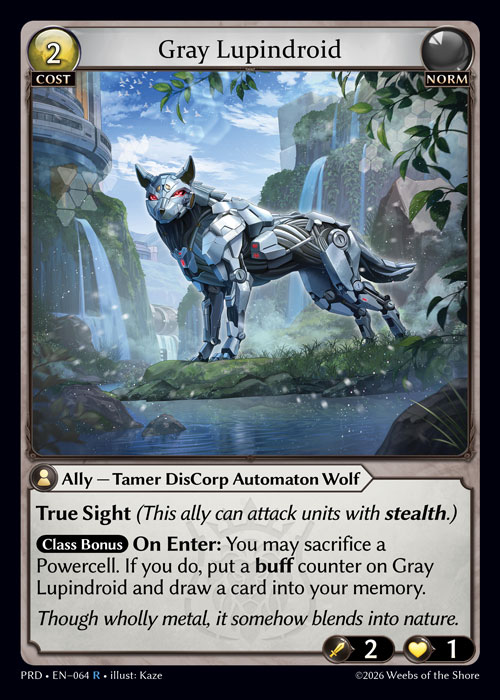 Gray Lupindroid / PRD-064 (R)