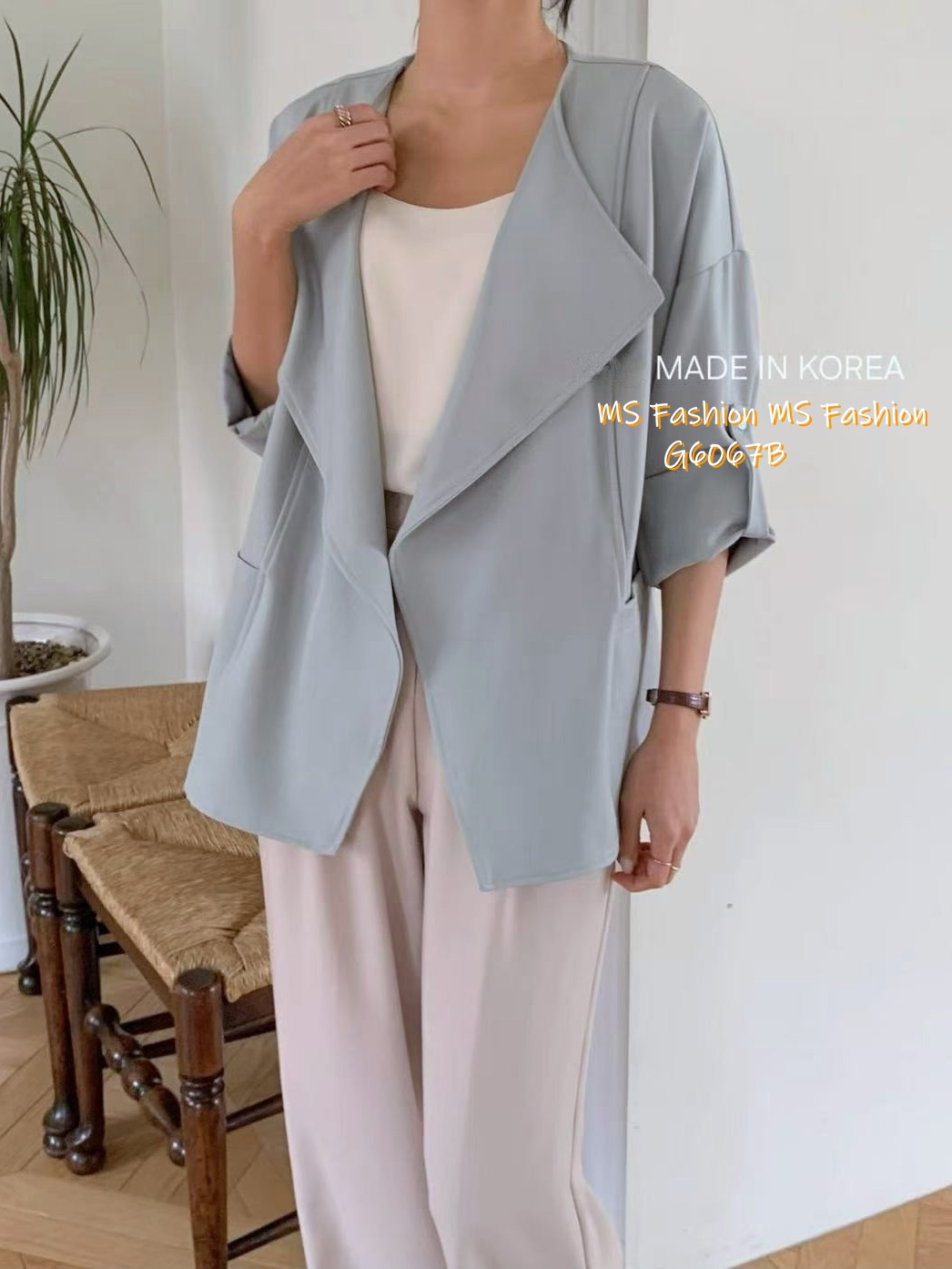 G6067 韓國🇰🇷高質靚料薄外套