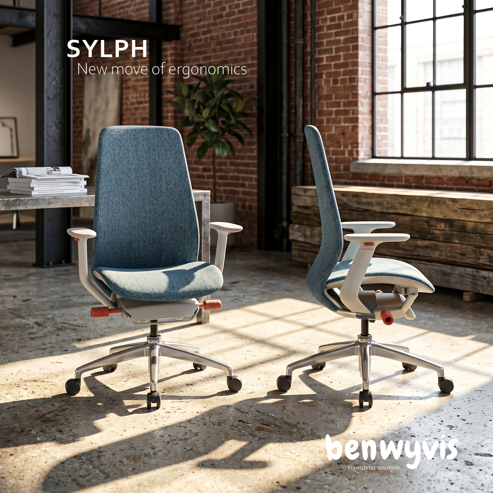 SYLPH, Ergonomic Swivel Chair Office Chair