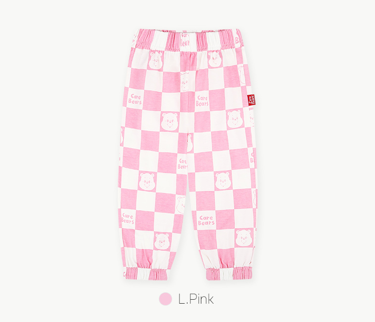 ☀️預訂 韓國直送☀️🇰🇷正版Care Bears兩色暴躁愛心小熊印花棋盤格紋上下套裝