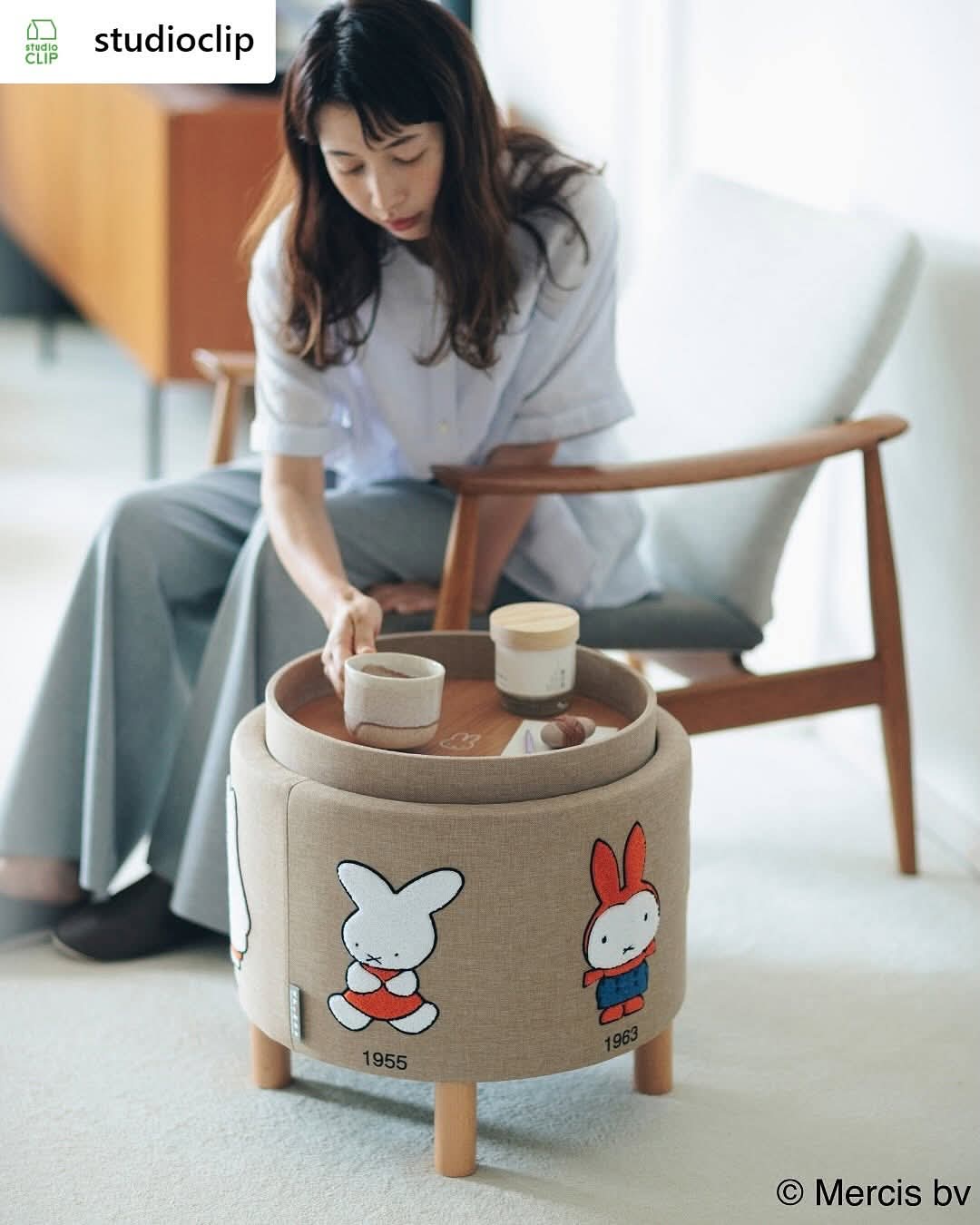 miffy x SC 2025 茶几凳 