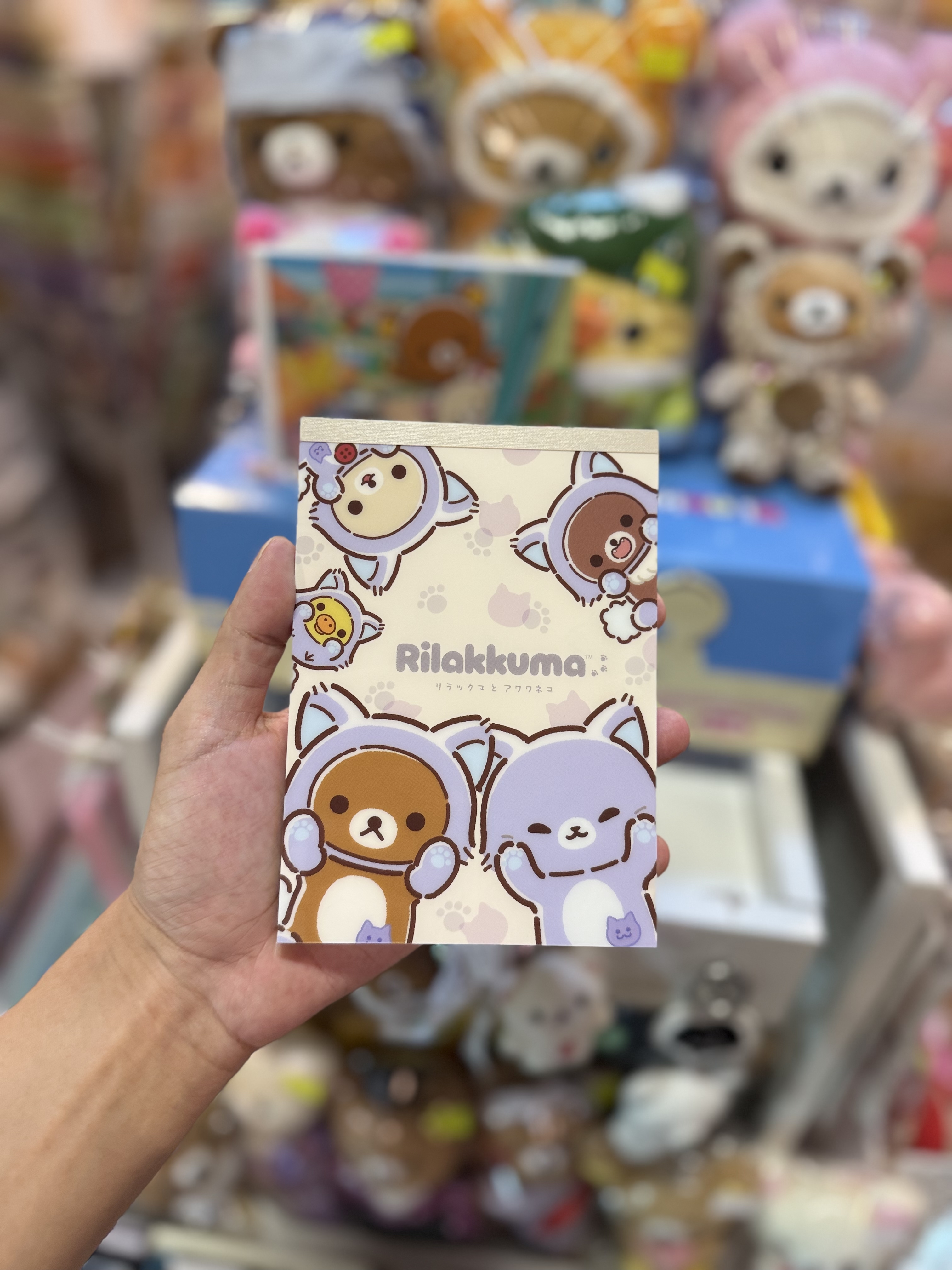 《現貨》全新Rilakkuma瓦瓦貓系列memo