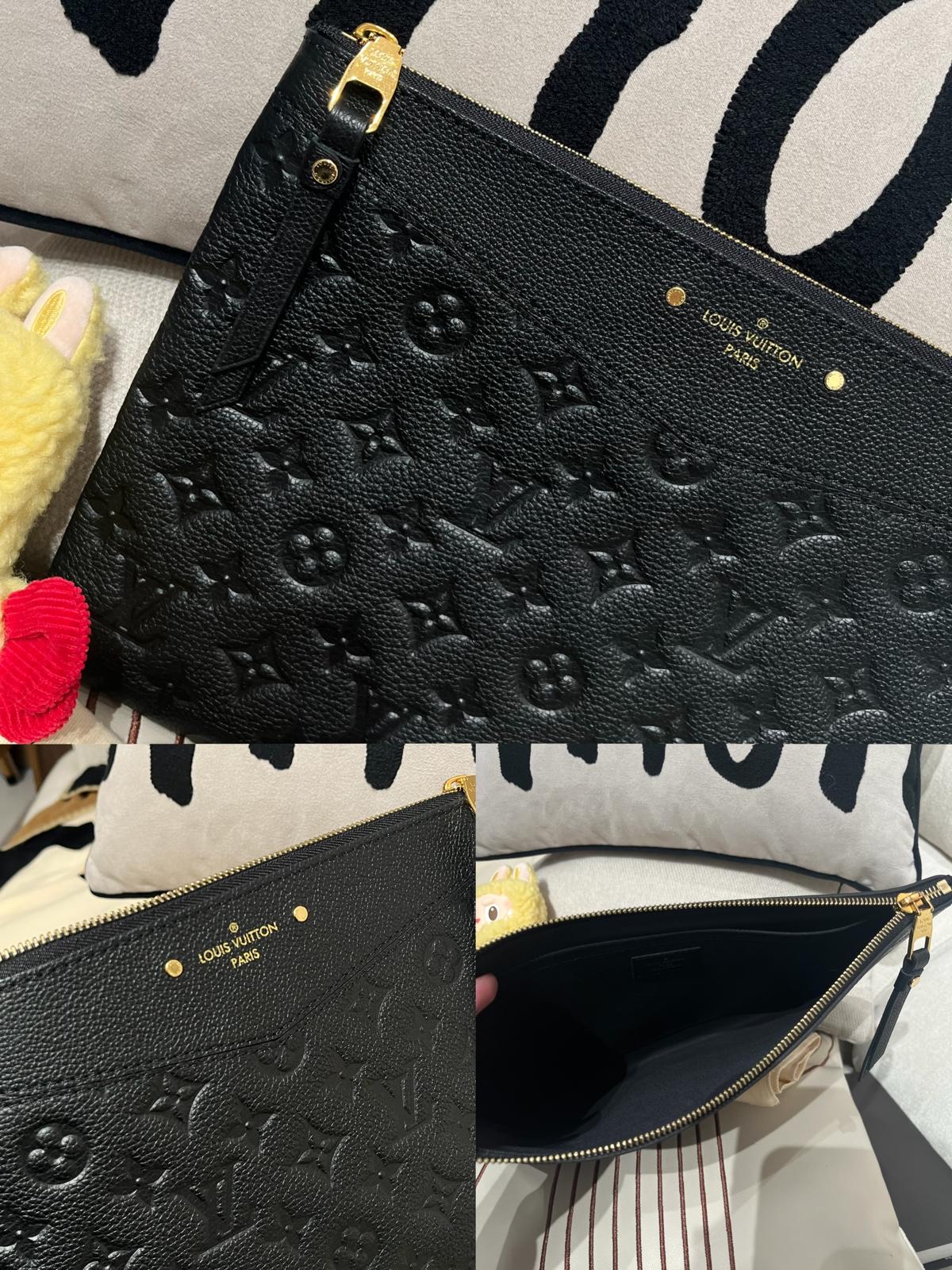 Lv Daily Pouch Monogram Empreinte Leather M62937 by Louis Vuitton 100%Authentic, unused 未使用品✅dust bag