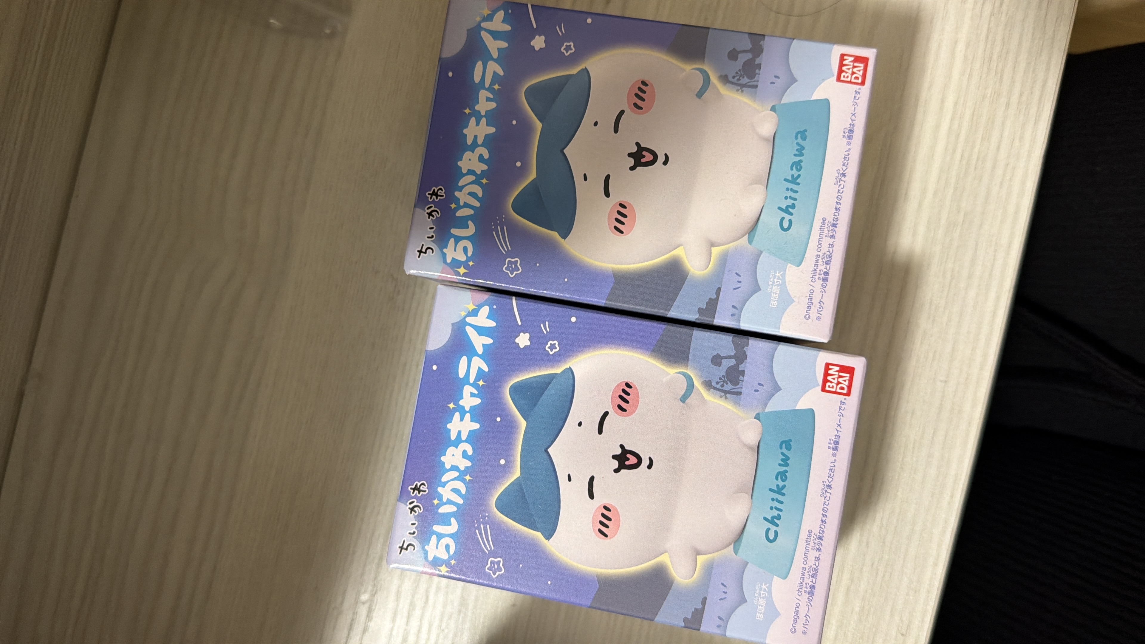 現貨 日本 萬代盒蛋chiikawa 小夜燈擺件 - 微笑小八