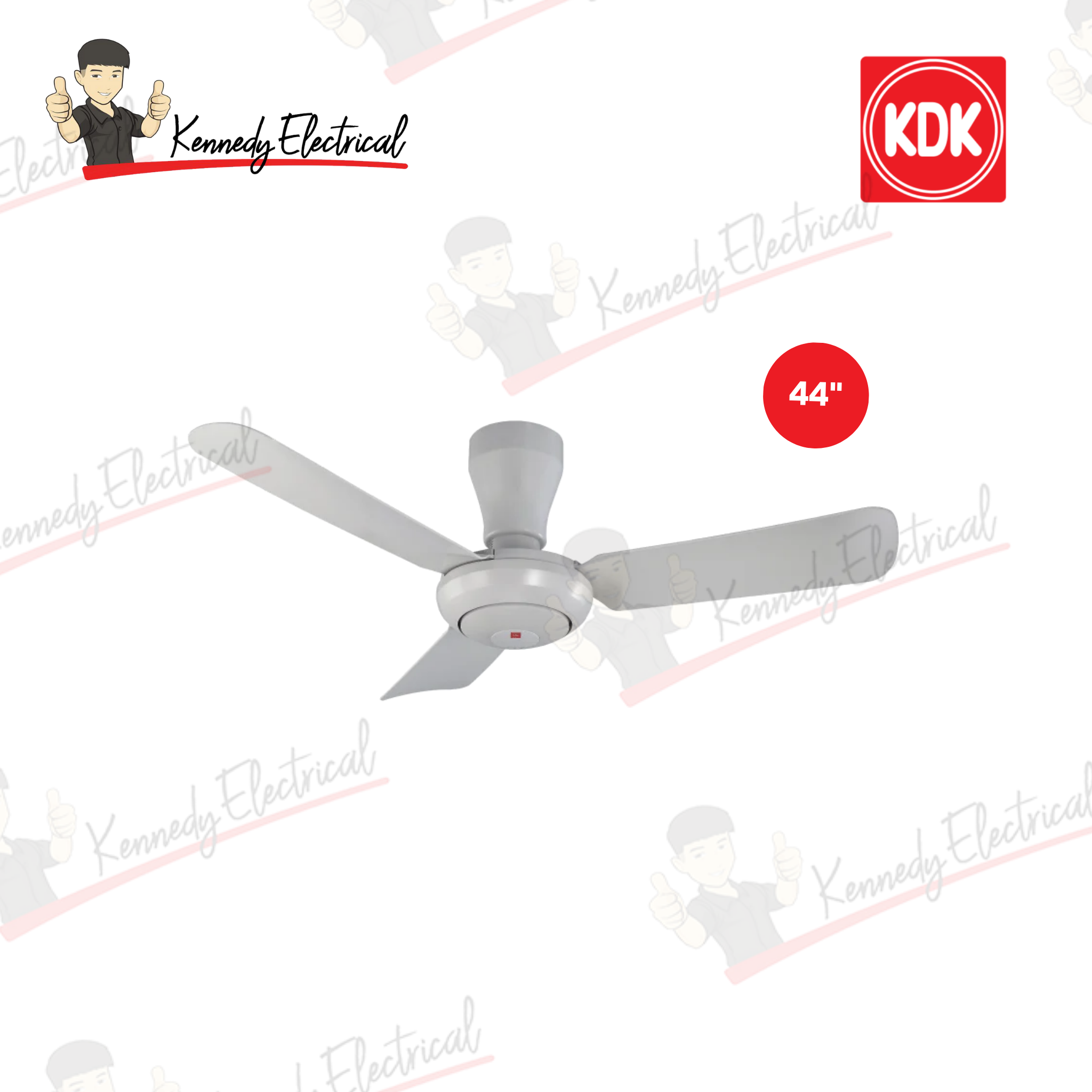 KDK 44" Baby Fan Grey (K11ZF-GY)