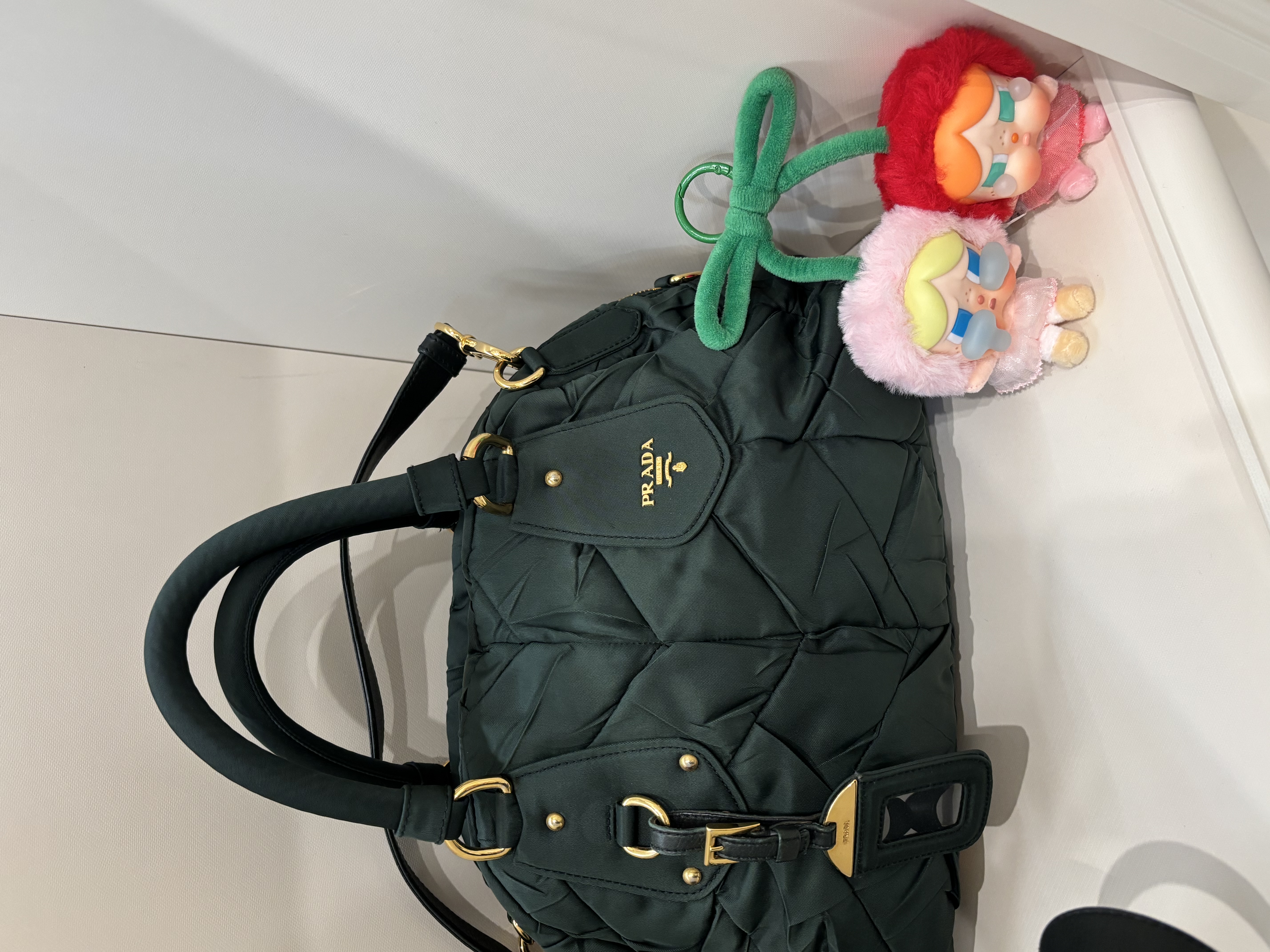 Prada nylon 2way bag 100%Authentic, 95%new ✅strap 