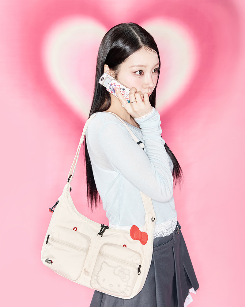 Hello Kitty × Branden Safe Plus Line｜Cross Bag
