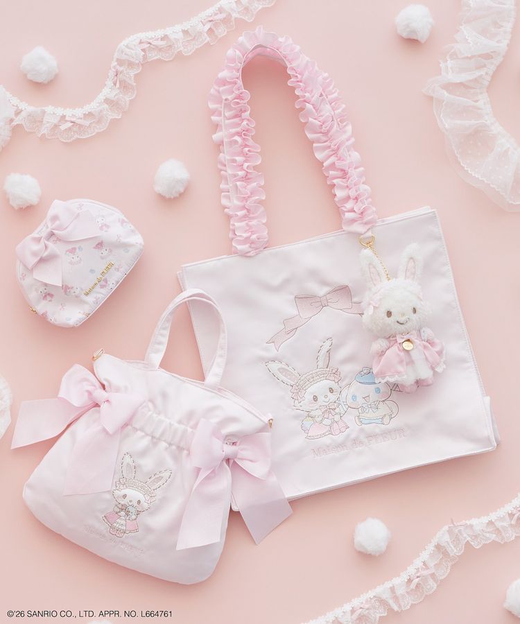🎀【預訂】Maison de FLEUR × Wish me mell & Cinnamoroll Tote Bag