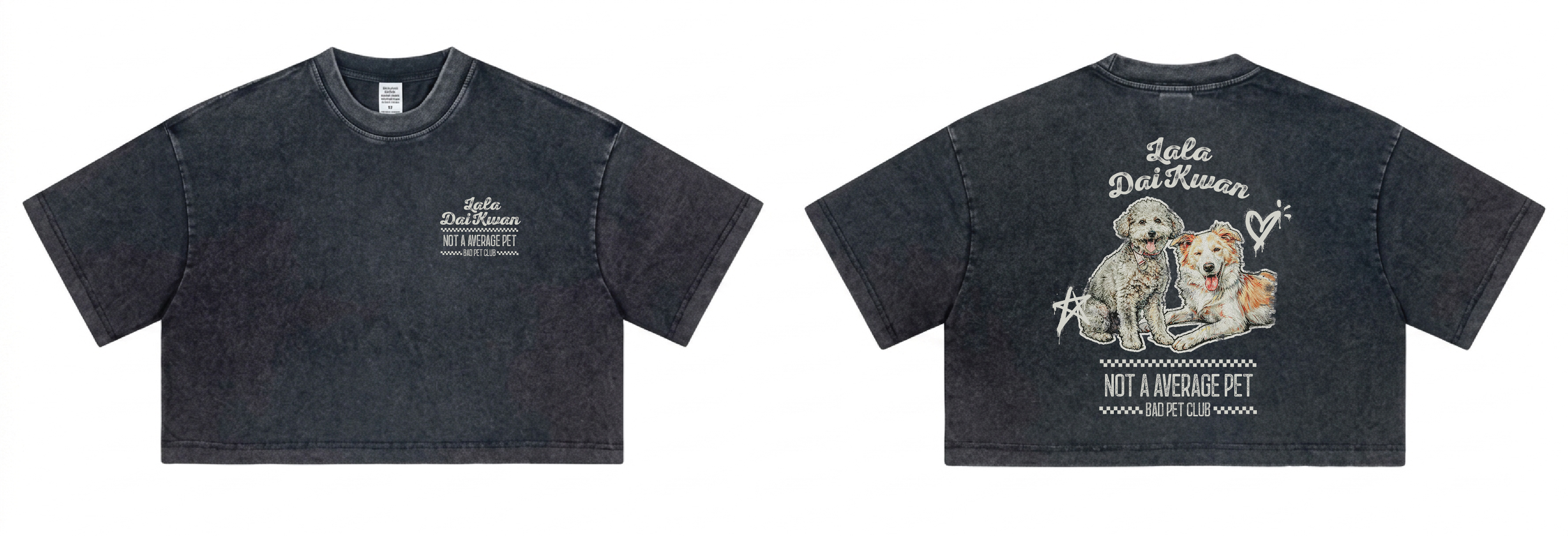 【寵物客製】女裝Crop Tee