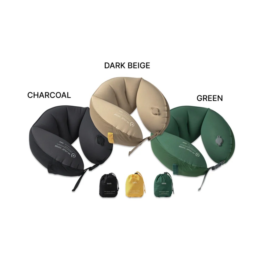 限時優惠$228件。2件起$220件。KEEK旅行吹氣頸枕V2