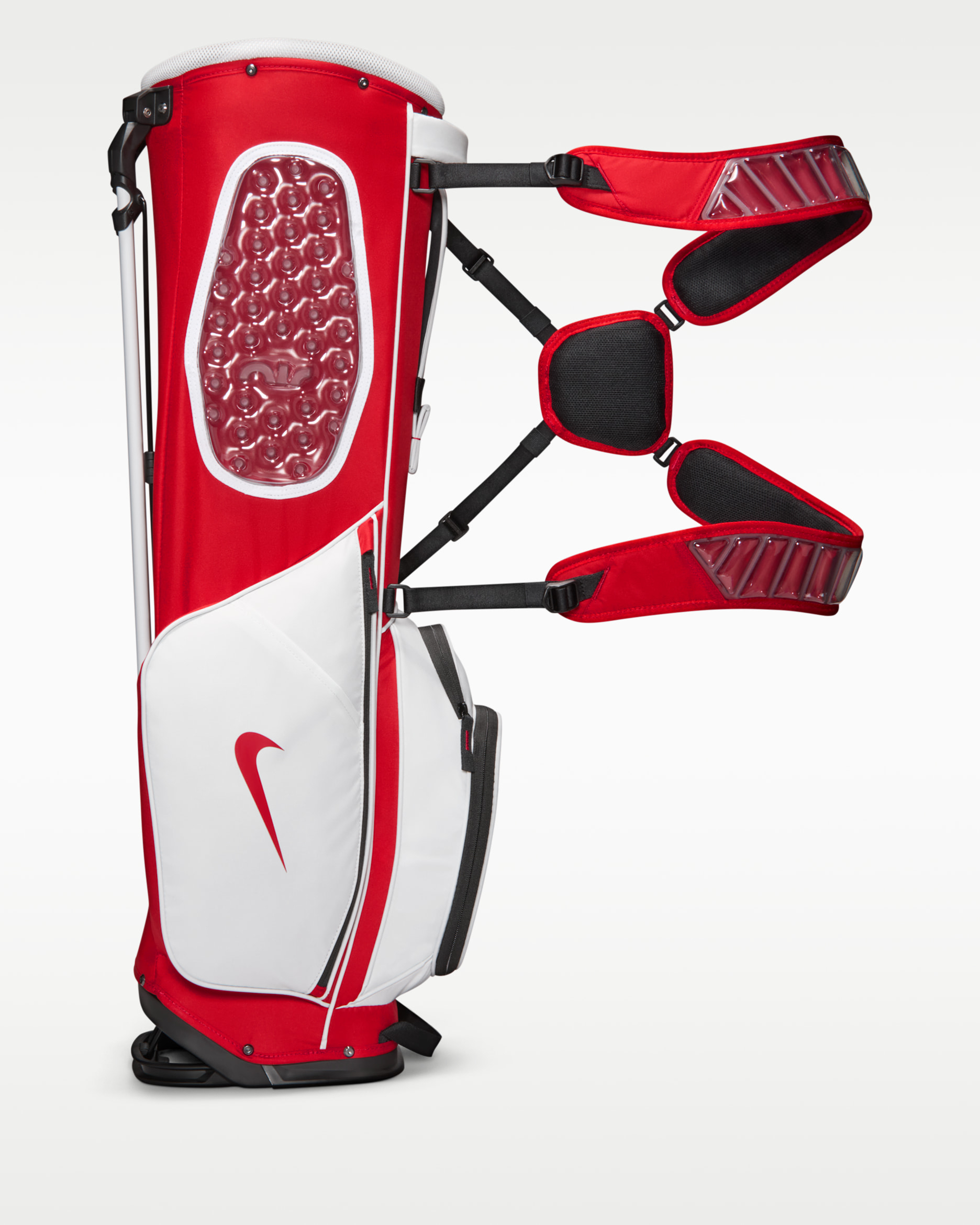 NIKE Air Max Lite 4WAY Stand Bag 4格支架包 - 白紅