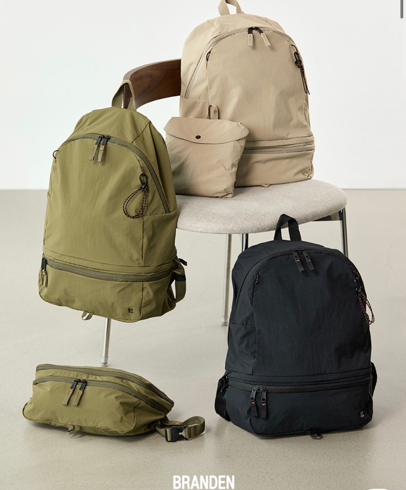 韓國Branden｜防水｜2WAY設計｜多功能可摺式背包 Multi Packable Backpack 