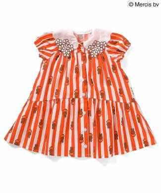 🇯🇵預訂 日本直送🇯🇵Apres les cours x Miffy系列兩色人物滿印條紋翻領連身裙