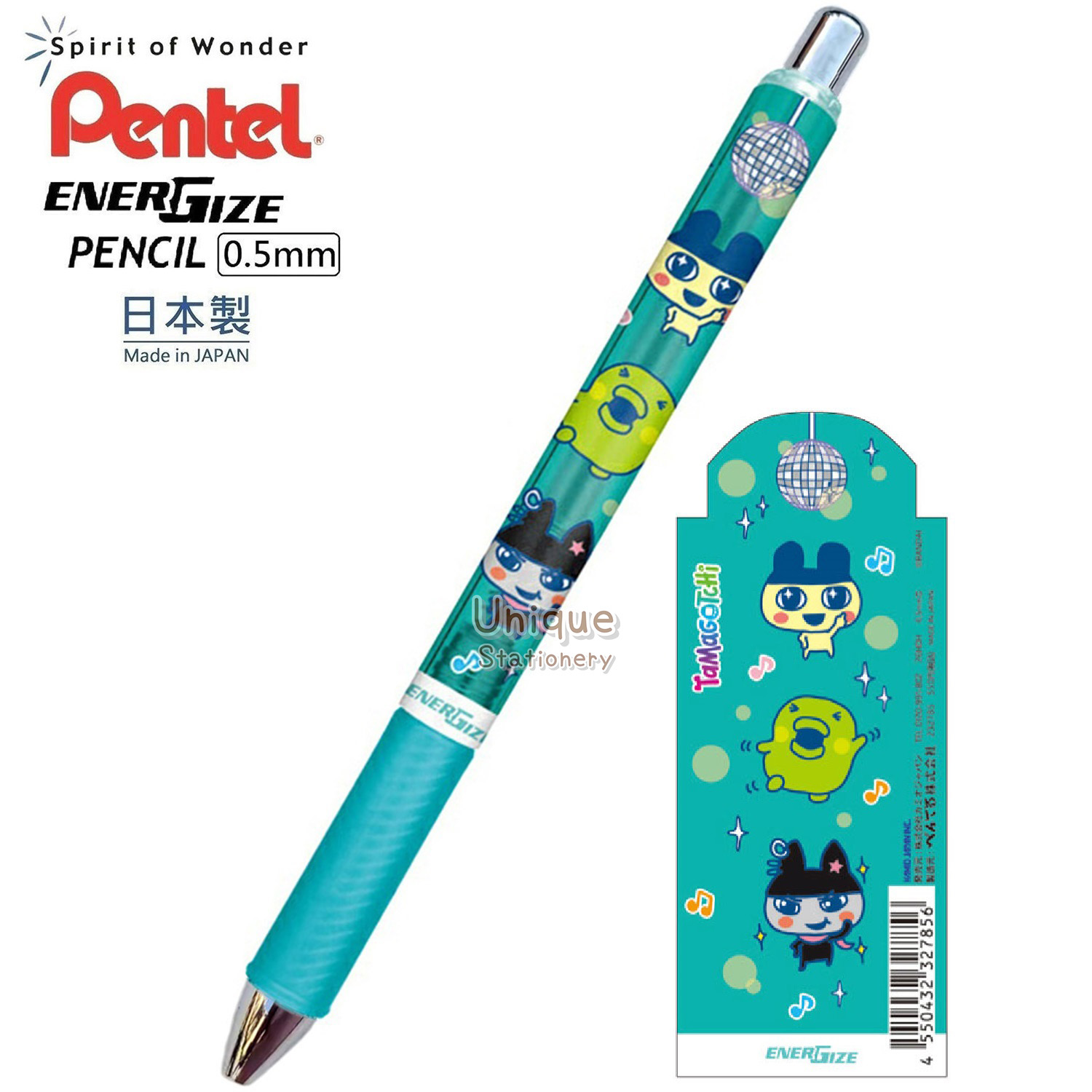 現貨｜TAMAGOTCHI 他媽哥池 日本製 Pentel EnerGize 0.5mm 鉛芯筆 (232785)
