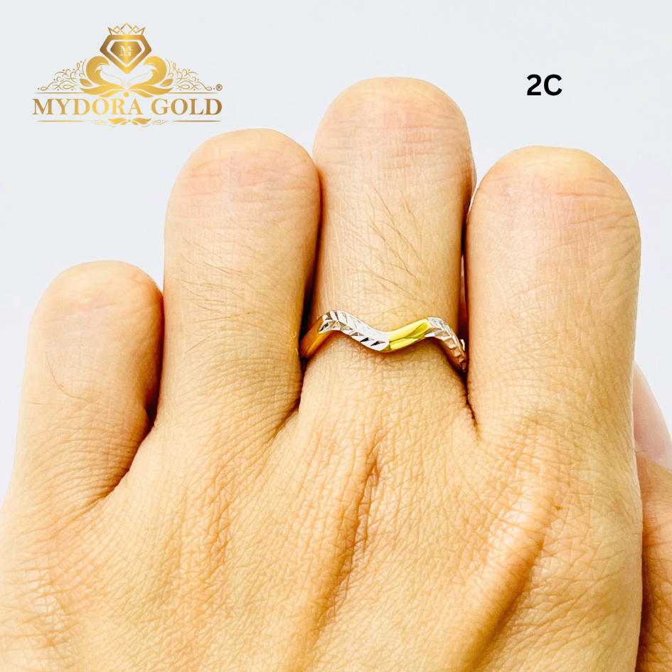 MYDORA Cincin Zig Zag Pahat Exclusive (5G) l EMAS 916/22K