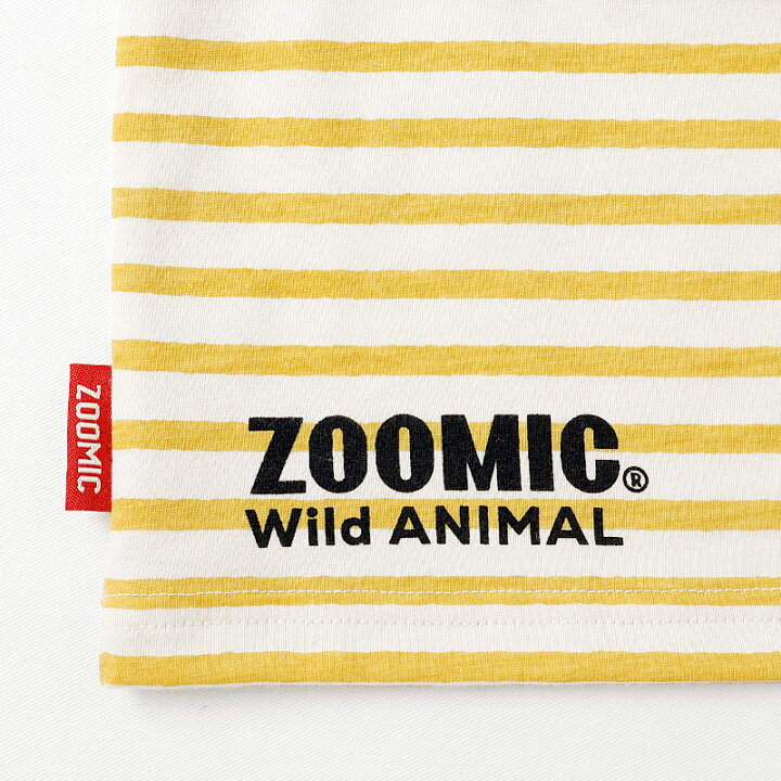 🇯🇵預訂 日本直送🇯🇵Zoomic兩色立體動物耳朵翻蓋條紋短袖T恤