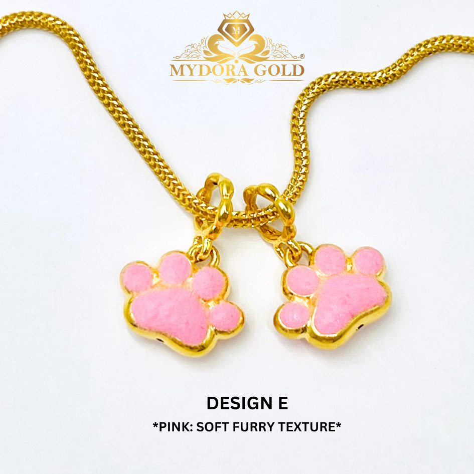 MYDORA Charm Comel Paw Print (5G) l EMAS 916/22K