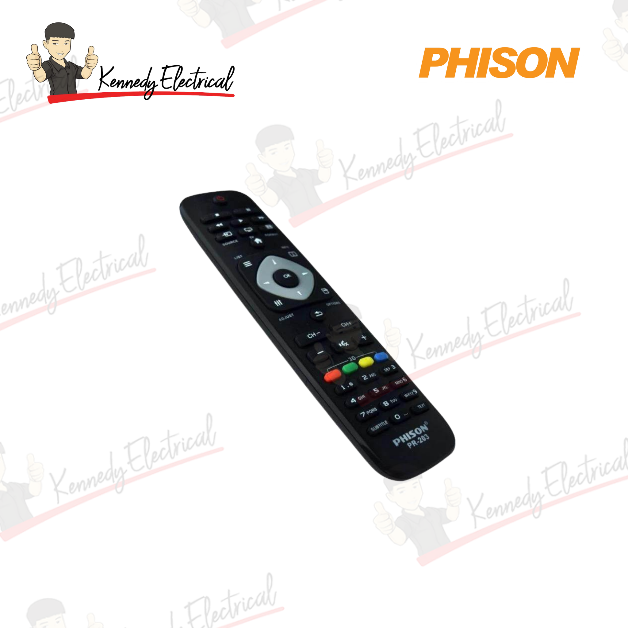 Phison TV Remote Control For Philips PR-203