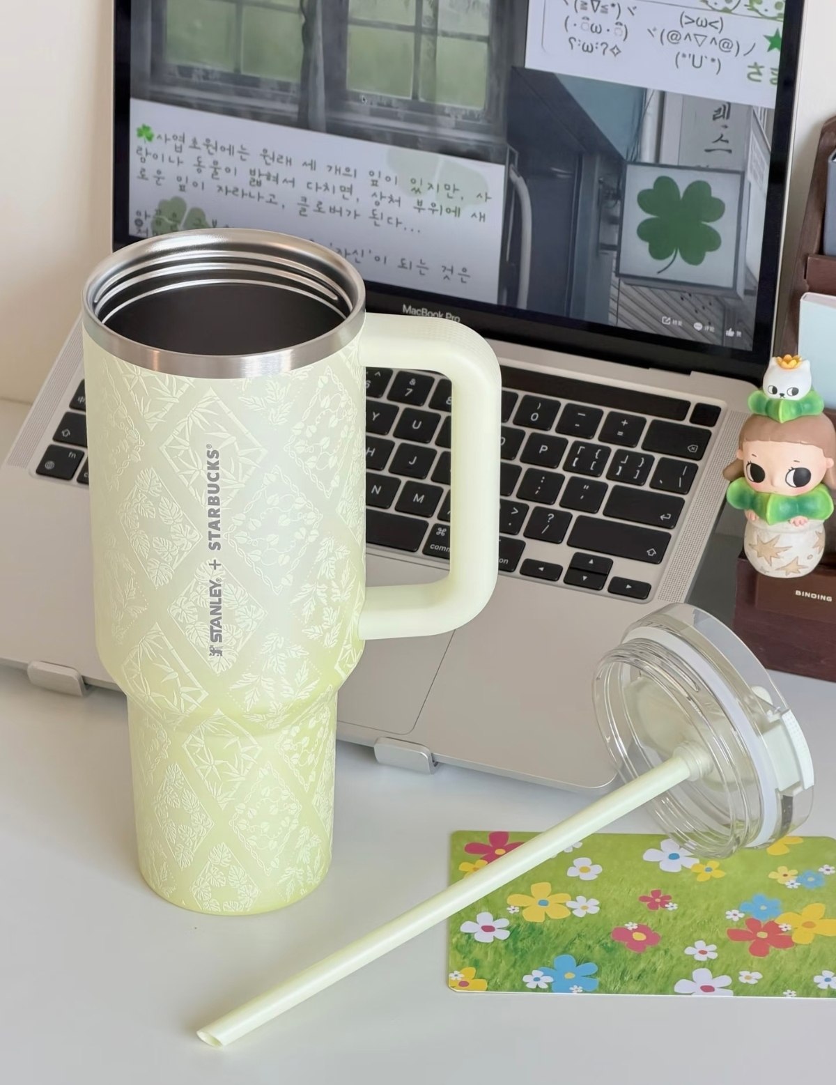 星巴克春序纹样系列 〖1183ml STANLEY合作款不锈钢杯〗🇨🇳