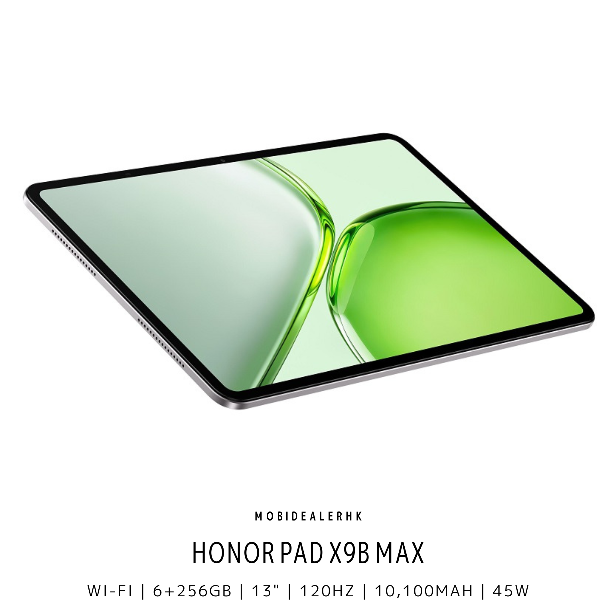 Honor Pad X9B Max | 榮耀 Pad X9b Max | WiFi | 平板電腦 | 13" 2.5K 護眼大屏 | 10100mAh 超大電池