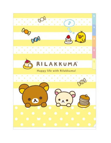 Rilakkuma  5分頁A4文件夾 (FY-11505)