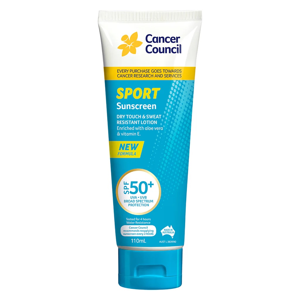 Cancer Council 澳洲防癌委员會運動專用防曬霜 SPF50+