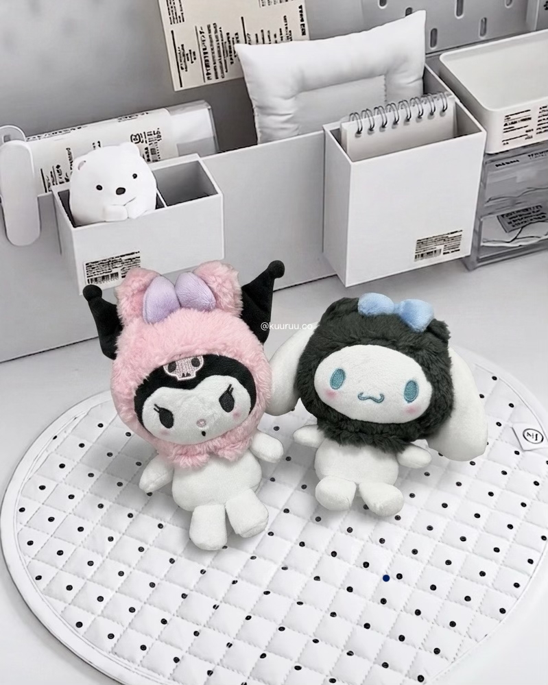 現貨｜日版 KU/CN 毛絨絨頭套公仔吊飾🤍