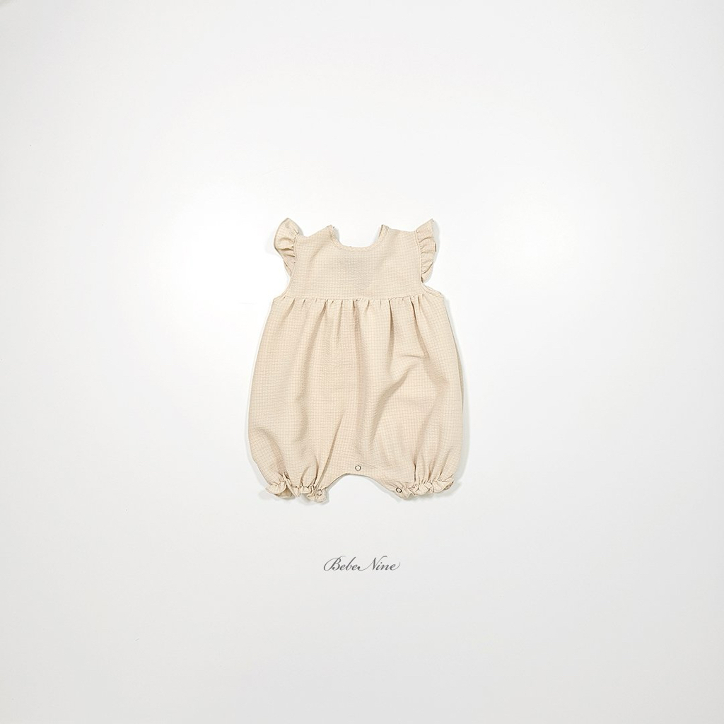 ☀️預訂 韓國直送☀️🇰🇷Bebenine兩色後背絲帶荷葉邊袖連身服