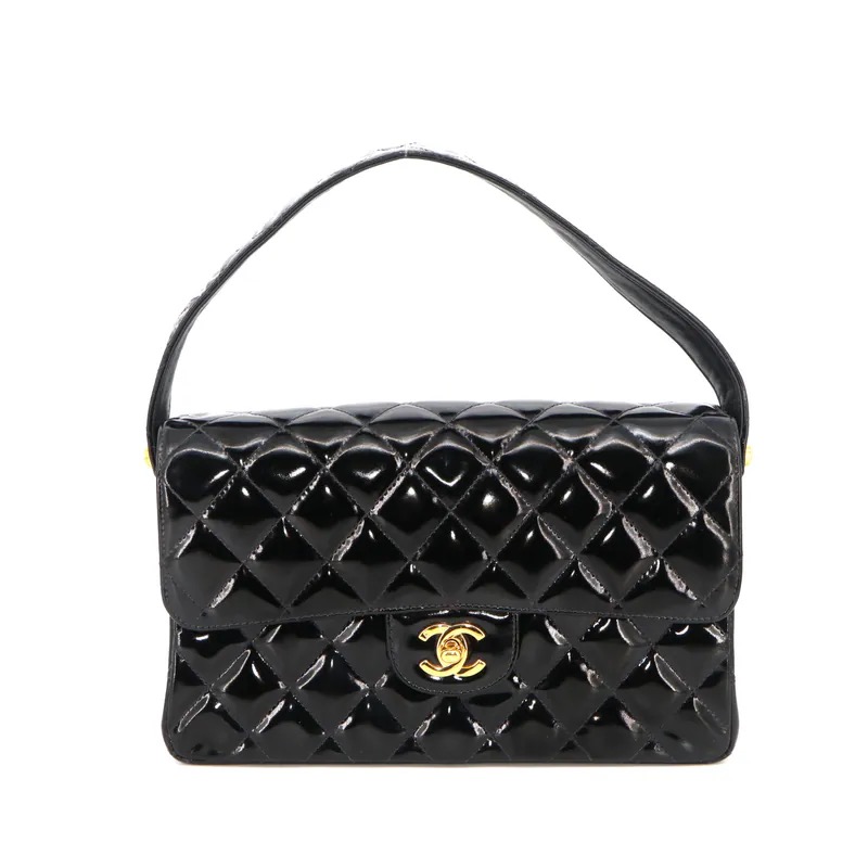 Chanel Matelasse Double Side Top Handle Flap Bag