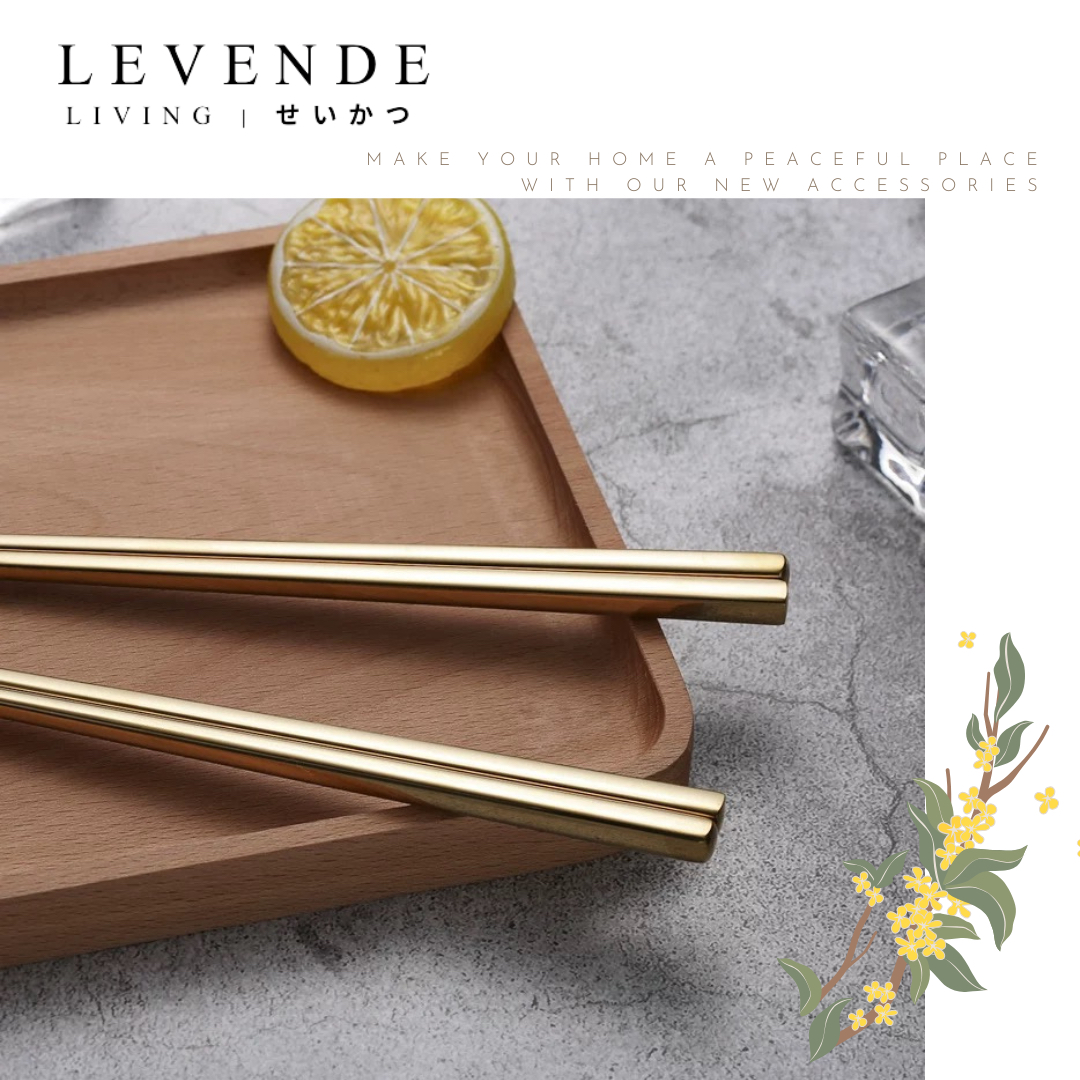  Levende 304不鏽鋼抗菌防滑筷子