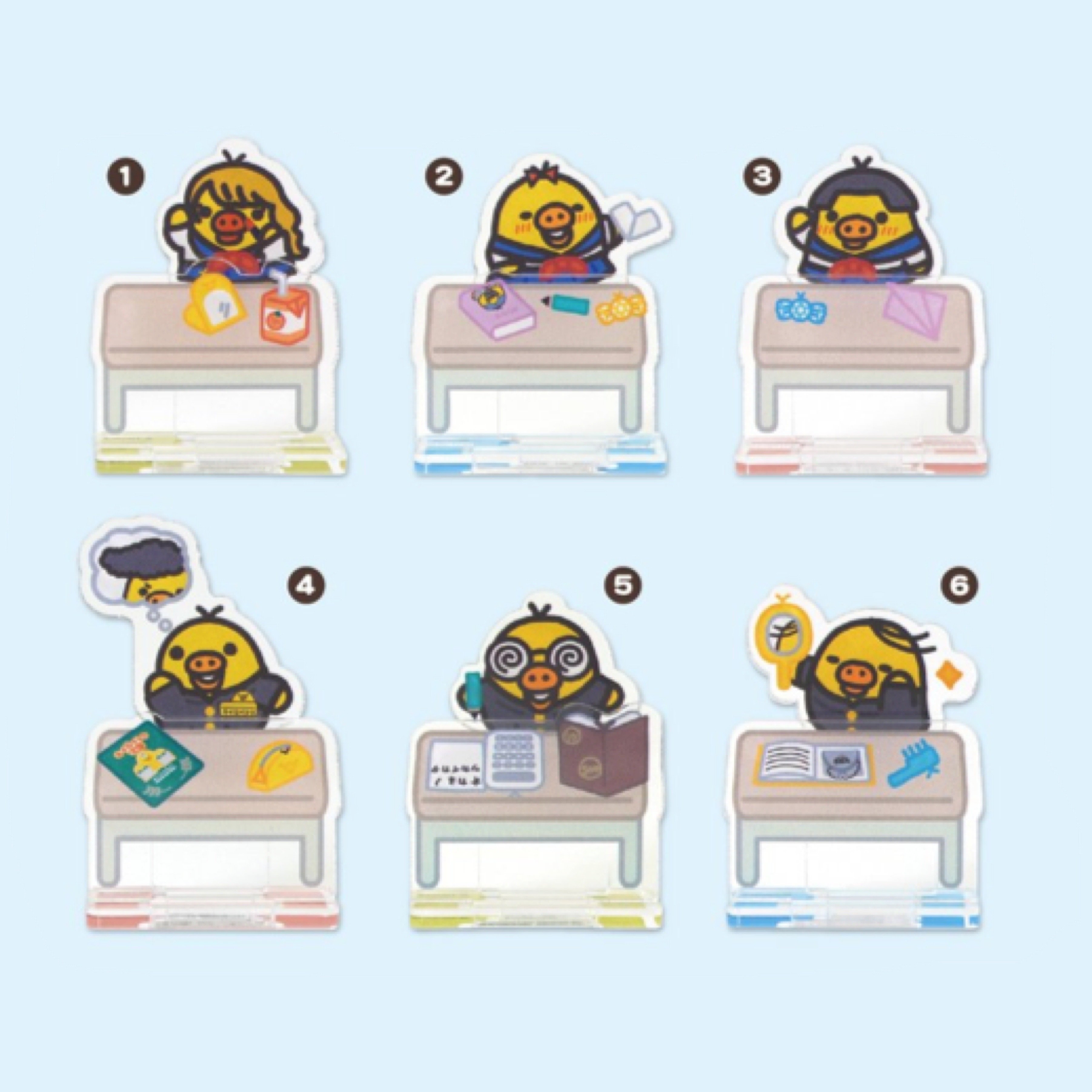 鬆弛熊 立牌套裝（六款）｜特價品滿$300包順豐門市自取