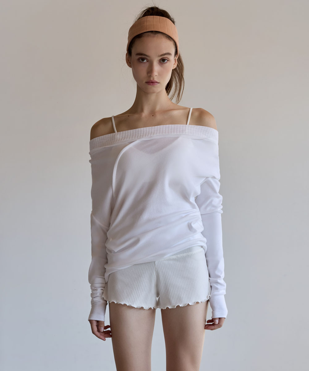 預購_DEVI-T0167Grace Shoulder Long Sleeve 
