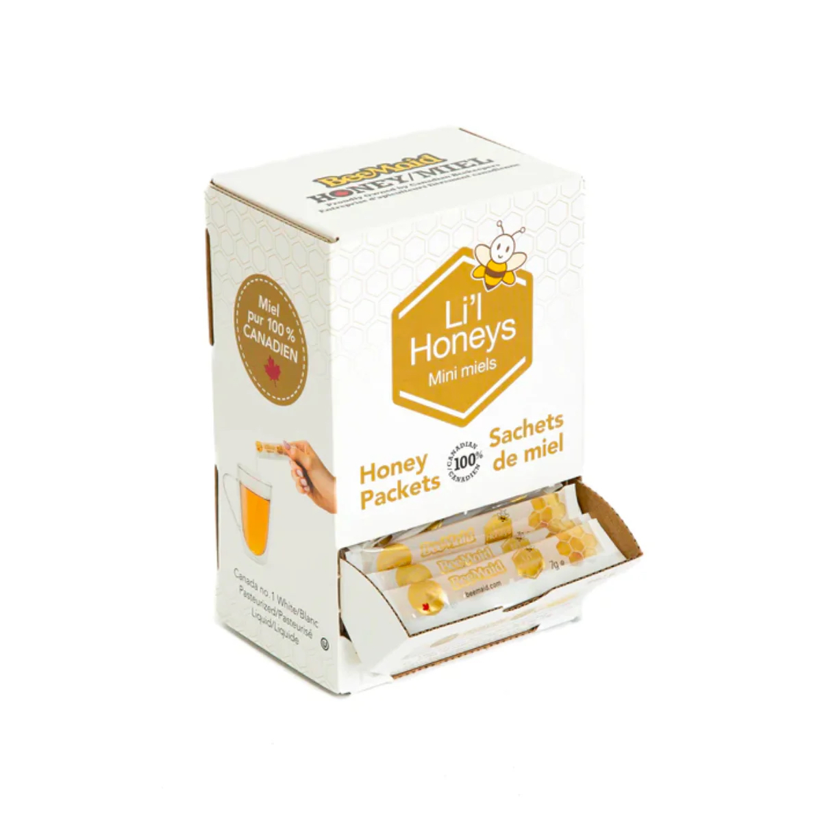 日本Costco Beemaid l 100% 純蜂蜜獨立包裝（7 克x 120 粒- 840 克）