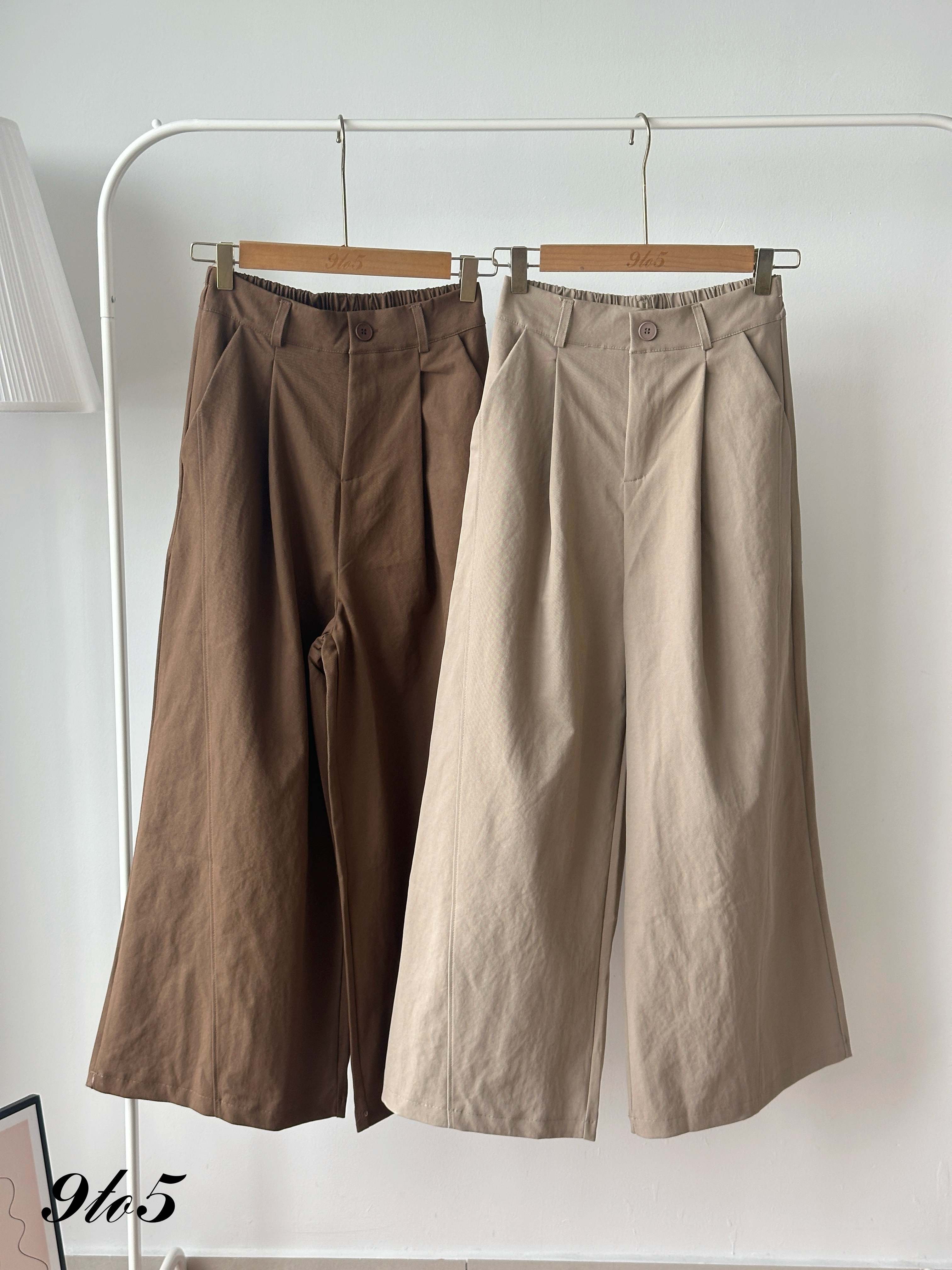 S1977 Wide Leg Long Pants - 6 Colors 